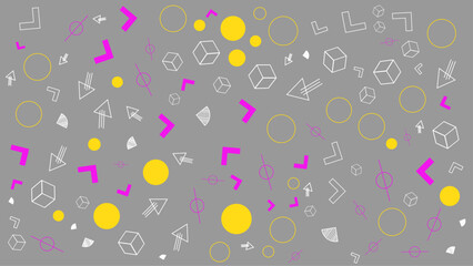 Modern colorful geometric background, vector illustration.