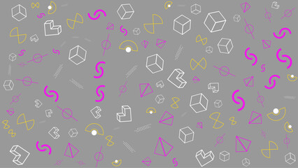 Modern colorful geometric background, vector illustration.