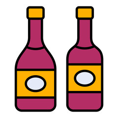 Wine Bottles Icon