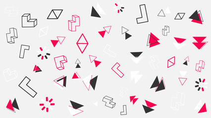 Creative vector seamless pattern. Unique geometric vector swatch. Perfect for screen background, site backdrop, wrapping paper, wallpaper, textile and surface design. Trendy boho tile.