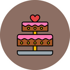 Wedding Cake Icon