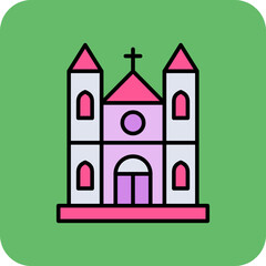 Fototapeta premium Church Icon