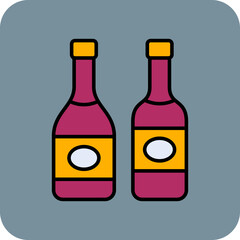 Wine Bottles Icon