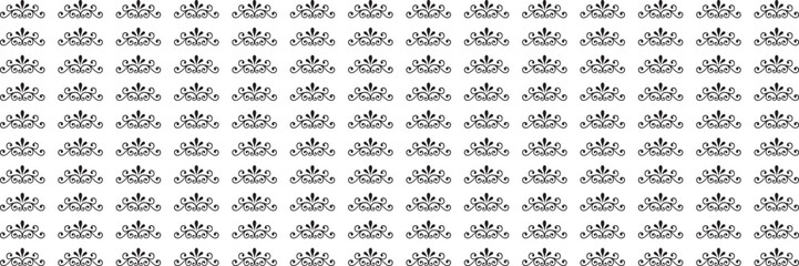Obraz premium Square seamless background pattern from black triangle symbols are different sizes and opacity. The pattern is evenly filled. Vector illustration on white background