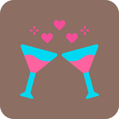 Fototapeta premium Cheers Icon