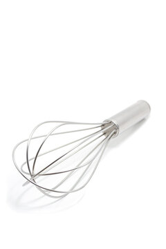 wire whisk isolated on white background
