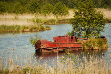 Schiff - Wrack - Rost - Hedwig - Hintergrund  - Lost - Urbex - Urbexing - Urban - Decay - Spree - Spreearm - Dampfschlepper - Shipwreck