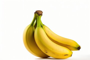 design for .Image with two bananas on a isolated white background generative ai