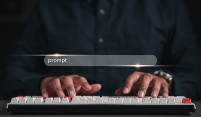 ai, technology, unit, training, artificial intelligence, hardware, innovation, process, neural, intelligence, chip. typing prompt to training artificial intelligence algorithm. innovation technology.