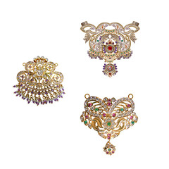 Designer jewelry mangal sutra pendant set