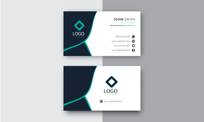 Creative and modern business card design template