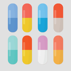 set of pills