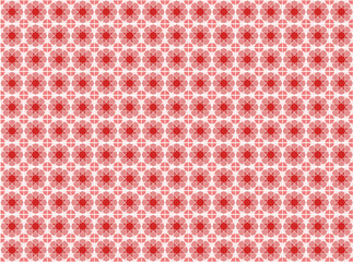 Seamless background geometric pattern of 8-petal rosette