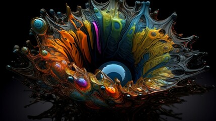 fractal burst background