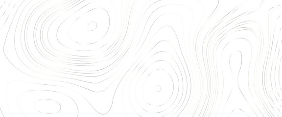 Topographic map lines background. Abstract vector illustration, the stylized height of the topographic contour in lines and contours, white lines on light white background. Texture for documents.	