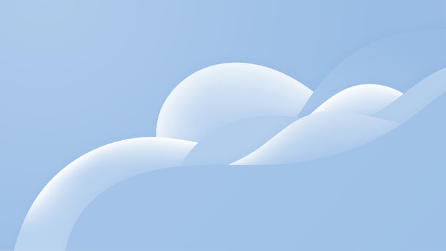 Modern blue layout design template with 3d dynamic liquid gradient shapes. Abstract posters in modern minimal style for corporate identity, branding, social media advertising, promo.