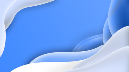 3D wavy background with ripple effect. Vector illustration. 3D surface.