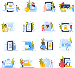 Data Protection Icon Set