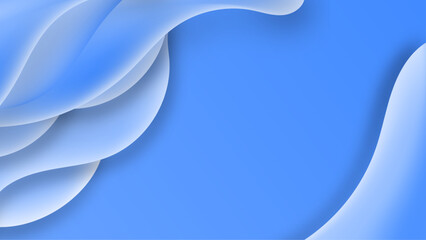 3D wavy background with ripple effect. Vector illustration. 3D surface.