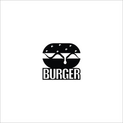 burger  restaurant vector logo template design