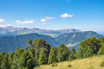 View of the Alps in the Dolomites