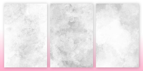 Set of pastel color watercolor background. white pastel unicorn candy watercolor background for wedding invitation card texture collection.