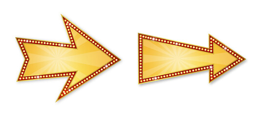 Vegas Billboard Frame Banner Arrow