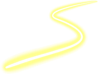 lighting lines curve and twirl. Neon design