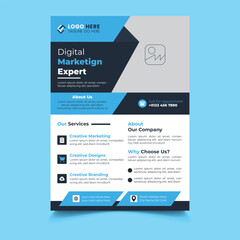 corporate business flyer template design