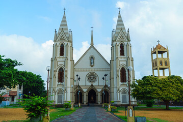 Fototapeta premium Christian Church of St. Sebastian Negombo Sri Lanka general view