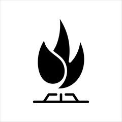 Solid vector icon for natural gas which can be used various design projects.