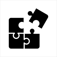 Solid vector icon for solution which can be used various design projects.