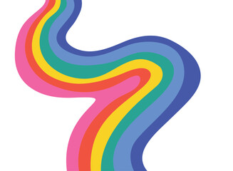 Colorful abstract background Rainbow lines	