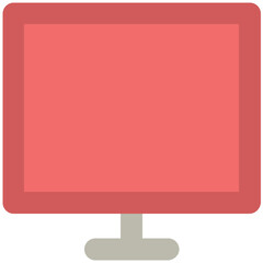 A monitor screen bold line icon