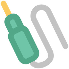 An icon of pendive bold line design 