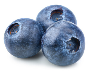 blueberry Isolated with clipping path