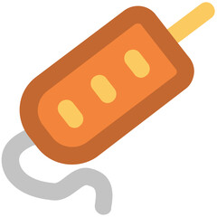 A cable cord bold line icon