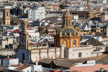 Fototapeta premium aerial view over Sevilla Spain