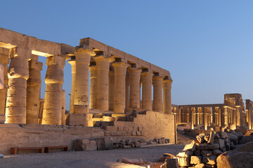 Mega size Pillars of ancient Egyptian temple
