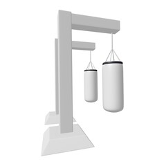 Punching bag for training boxing power punch