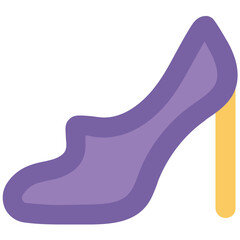 Obraz premium Women Ankle Boot Bold Vector Icon