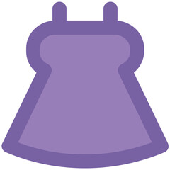 Baby apparel bold line icon design 