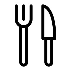 restaurant line icon