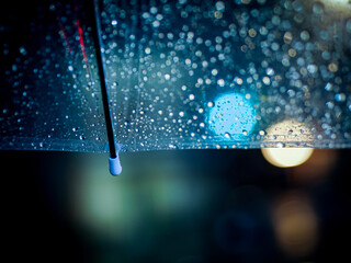 雨の降る夜