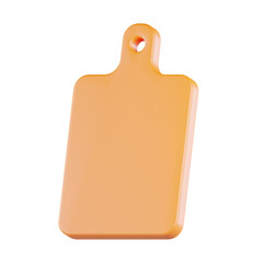 Plastic Cutting Board 3D Icon