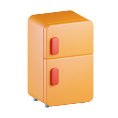 Refrigerator 3D Icon