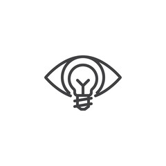 Creative vision line icon © alekseyvanin