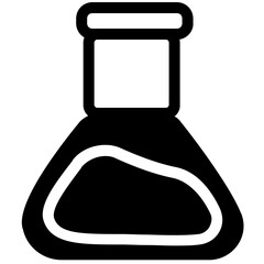 Chemistry Icon depict the world of chemistry, emphasizing scientific experimentation and analysis of substances - obrazy, fototapety, plakaty
