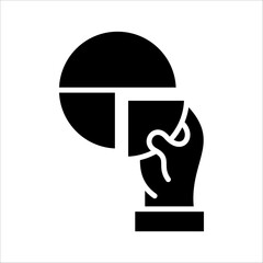 Solid vector icon for segmantation which can be used various design projects.