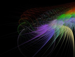 Imaginatory fractal abstract background Image